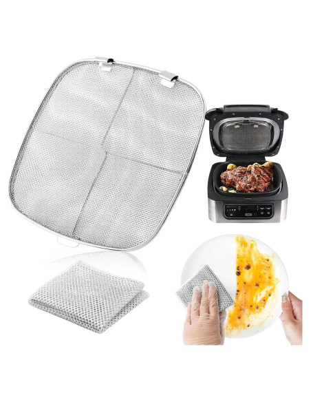 Escudo de Salpicaduras Acero Inoxidable NinjaFoodi 21.49cm