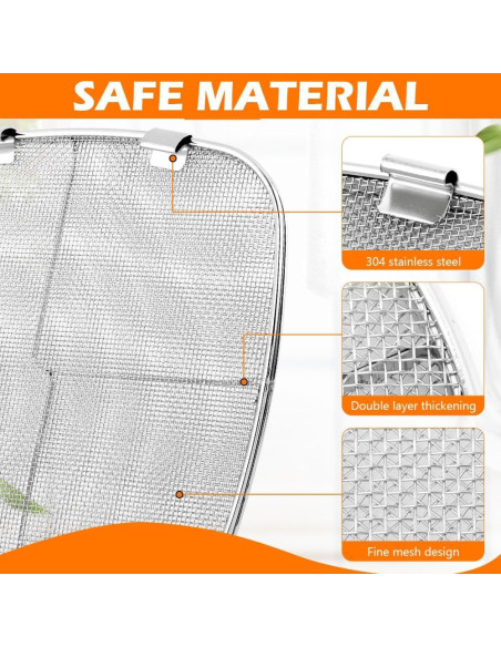 Escudo de Salpicaduras Acero Inoxidable NinjaFoodi 21.49cm