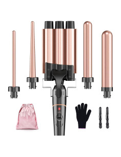 Plancha de Rizar 5 en 1 BESTOPE PRO 3 Barriles 21.6 cm