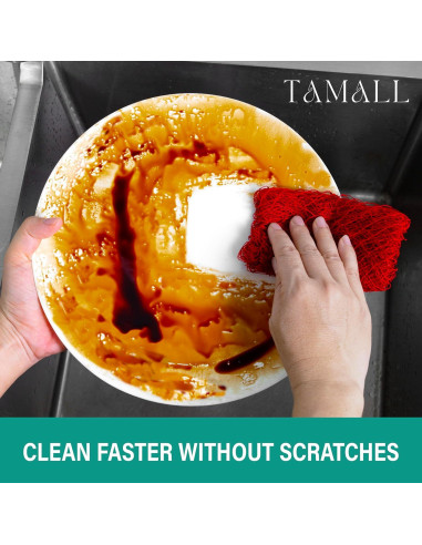 Paños de Lavado de Platos TAMALL - Almohadillas Sin Rayones (6)