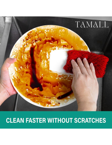 Paños de Lavado de Platos TAMALL - Almohadillas Sin Rayones (6) Paños de Lavado de Platos TAMALL - Almohadillas Sin Rayones (6)
