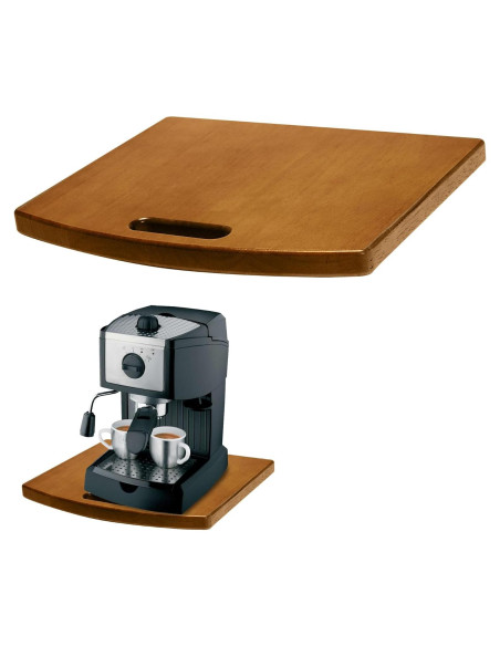 Bandeja Deslizante de Madera WifePro 25.4x30.5 cm para Cafeteras