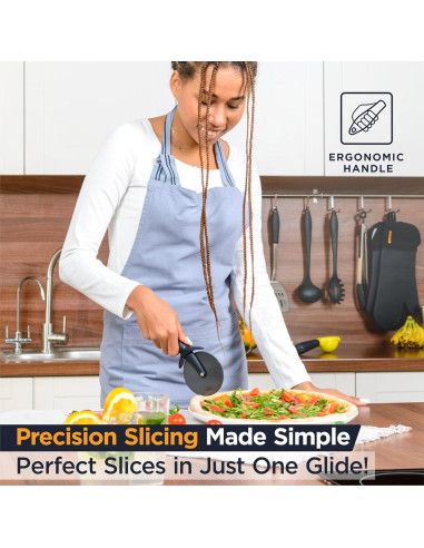 Abrelatas Deiss PRO y Cortador de Pizza Deiss Lux de Acero Inoxidable