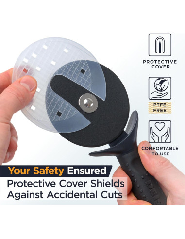 Abrelatas Deiss PRO y Cortador de Pizza Deiss Lux de Acero Inoxidable