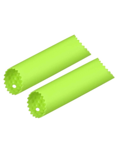 Pelador de Ajo Luhaomisky 2 Pcs Silicona Verde Multifuncional