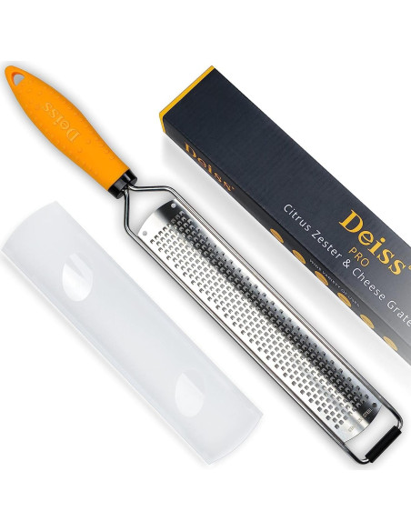 Rallador de Queso y Limón Deiss PRO + Cucharas Medidoras Inox
