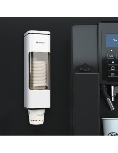 Dispensador de Tazas de Papel Magnético Penwlled Blanco 29.46 cm