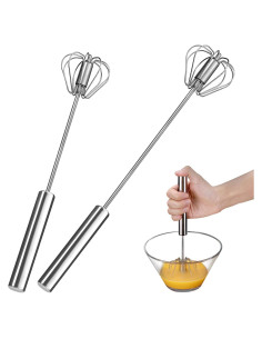 Batidor de Huevos Manual JLiup Acero Inoxidable 35.56 cm