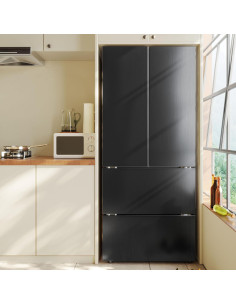 Papel Tapiz Autoadhesivo LXCREAT Negro Metálico 39.9x199.4 cm 2