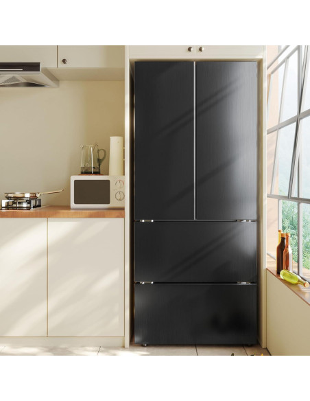 Papel Tapiz Autoadhesivo LXCREAT Negro Metálico 39.9x199.4 cm