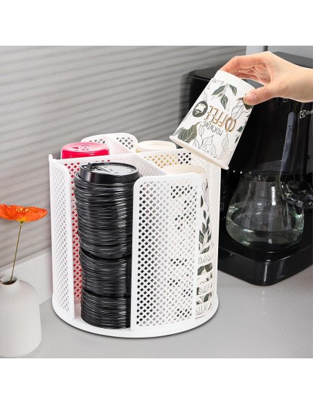 Soporte para Vasos de Papel Eorbow - 2 Paquetes, 4 Compartimentos
