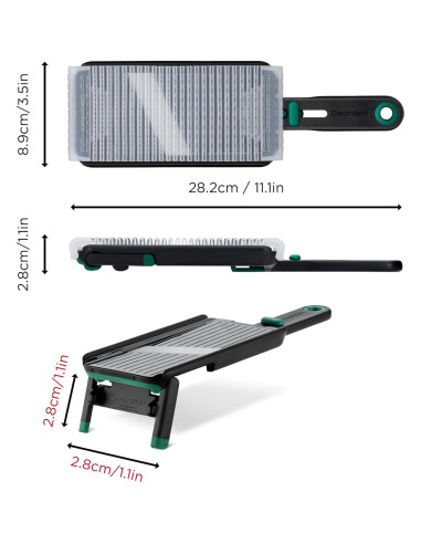 Cortador de Mandolina Nocutu Dreamfarm - Ajustable 1-3mm, Antideslizante