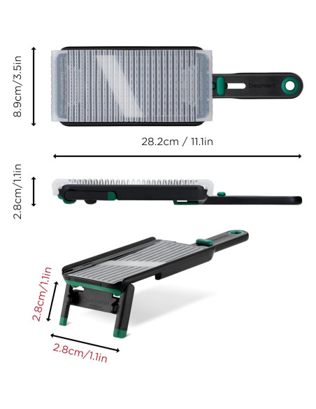 Cortador de Mandolina Nocutu Dreamfarm - Ajustable 1-3mm, Antideslizante