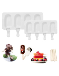 Molde de Silicona para Helados Mayata 2PCS Grande y Pequeño