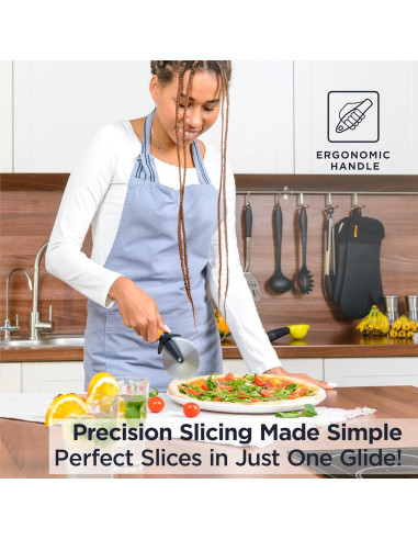 Termómetro Digital de Carne Deiss PRO + Cortador de Pizza 10cm