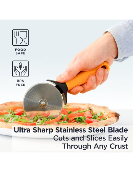 Termómetro Digital de Carne Deiss PRO + Cortador de Pizza 10cm