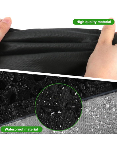 Cubierta de Refrigerador CurcKua 210D Impermeable 50.8x50.8x53.3cm