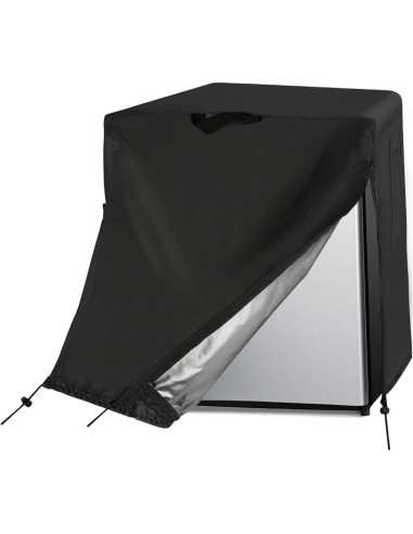 Cubierta de Refrigerador CurcKua 210D Impermeable 50.8x50.8x53.3cm