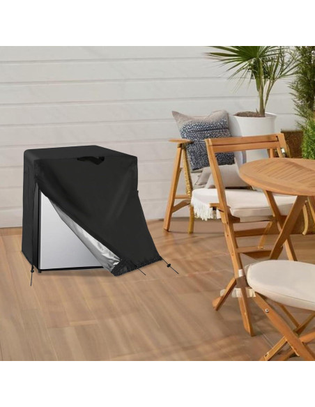 Cubierta de Refrigerador CurcKua 210D Impermeable 50.8x50.8x53.3cm