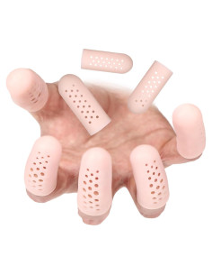 12 Fundas de Dedos de Gel InnoHHustle Transpirables para Protección