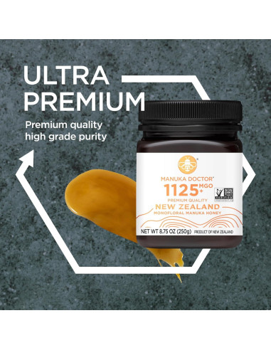 Miel de Manuka Manuka Doctor MGO 1125+ 247.5 g Pura de NZ
