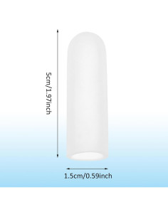 Fundas de Gel para Dedos WY LIGHTING, 10 Piezas, Transparente 2