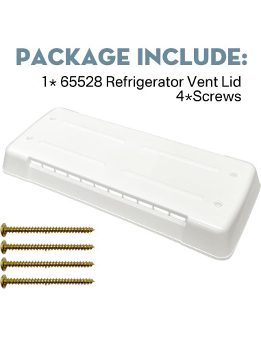 Tapa de Ventilación de Refrigerador Earthtec 65528 Blanca