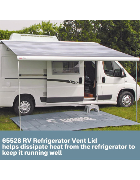 Tapa de Ventilación de Refrigerador Earthtec 65528 Blanca