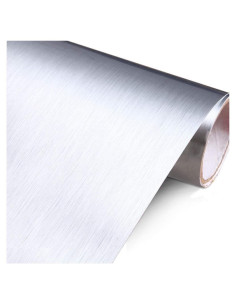 Papel Contacto Autoadhesivo YENHOME Acero Inoxidable 300x76 cm