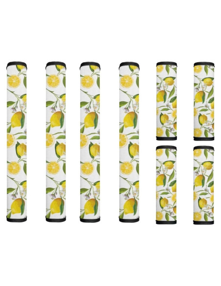 Juego de 8 fundas para manijas de refrigerador Tutolipy Limón