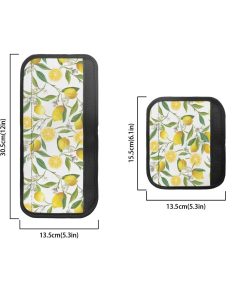 Juego de 8 fundas para manijas de refrigerador Tutolipy Limón