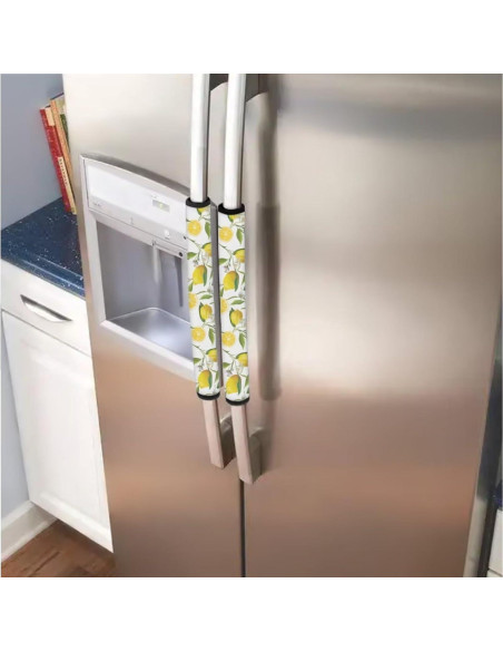 Juego de 8 fundas para manijas de refrigerador Tutolipy Limón