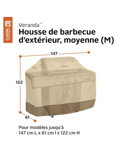 Funda para parrilla Classic Accessories 147 cm resistente al agua 2