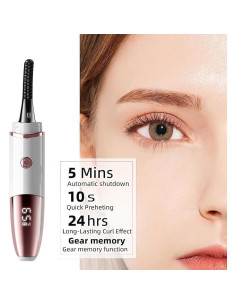 Rizador de Pestañas Eléctrico Recargable MOsXtt Blanco 2