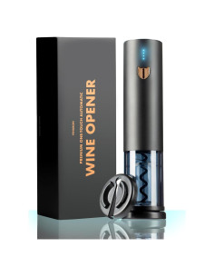 Abridor de Vino Eléctrico VINABON EWO2 Recargable con Cortador