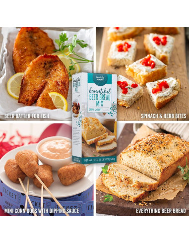 Mezcla de Pan de Cerveza Tastefully Simple 540 g Fácil de Hacer