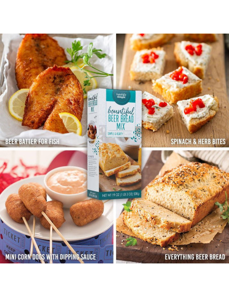 Mezcla de Pan de Cerveza Tastefully Simple 540 g Fácil de Hacer
