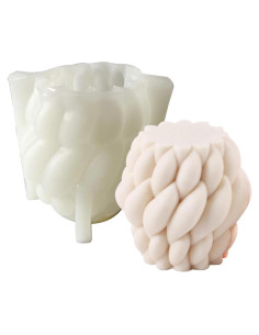 Molde de Vela 3D Silicona Metulip Geométrico 9.4x8.4cm