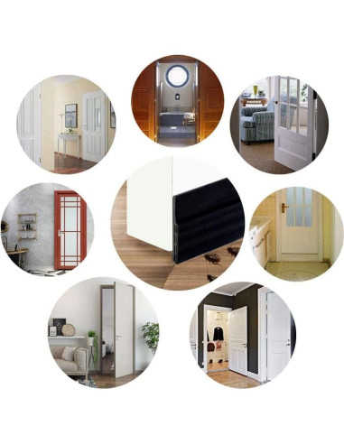 2PC Tapón de Draft de Silicona DWADAW3123 99cm Aislante Acústico