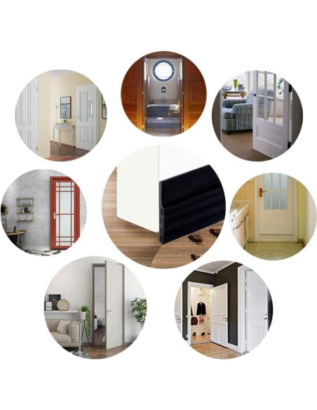 2PC Tapón de Draft de Silicona DWADAW3123 99cm Aislante Acústico