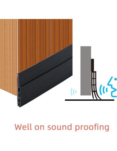 2PC Tapón de Draft de Silicona DWADAW3123 99cm Aislante Acústico