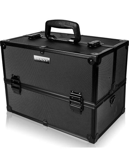 Estuche de Maquillaje Pro Esencial SHANY - Todo Negro