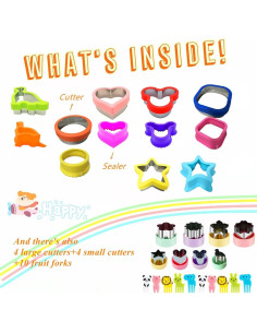 Cortador y Sellador de Sándwich BANIC 6 Formas Divertidas 2