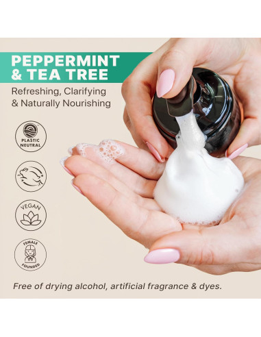 Limpiador Facial Espumoso Beauty by Earth 124 ml - Natural y Suave