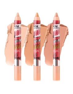 Set de 3 Lápices Correctores Boobeen - Mate Impermeable
