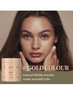 Sello de Pecas Doradas HOSAILY Impermeable 5.9cm 2