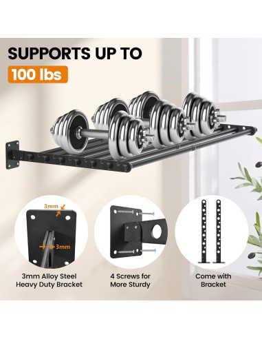 Estante Plegable para Secar Ropa Scisum 76 cm Montaje en Pared