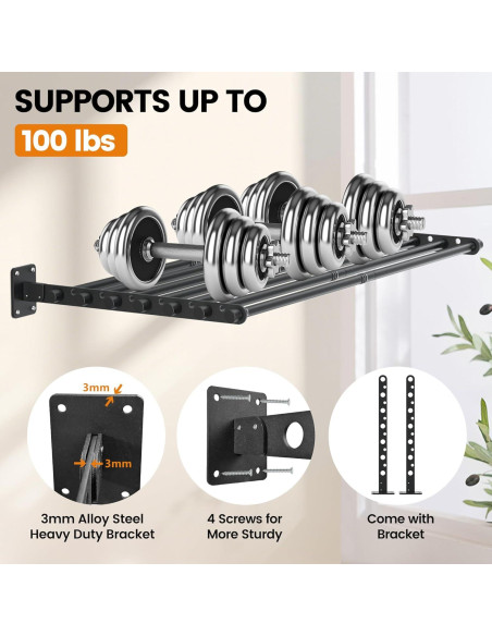 Estante Plegable para Secar Ropa Scisum 76 cm Montaje en Pared