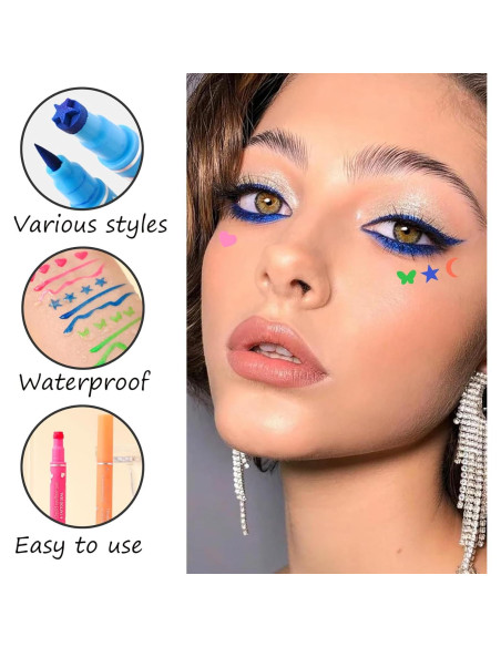 Sello de Delineador de Ojos Doble Cara XMXueMei - Waterproof