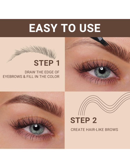 Lápiz de Cejas iMethod Marrón Claro - Microblading a Prueba de Agua Lápiz de Cejas iMethod Marrón Claro - Microblading a Prueba de Agua